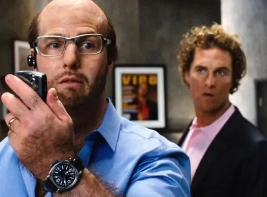 The screenwriter of Tropic Thunder is working on a spin-off about Les Grossman