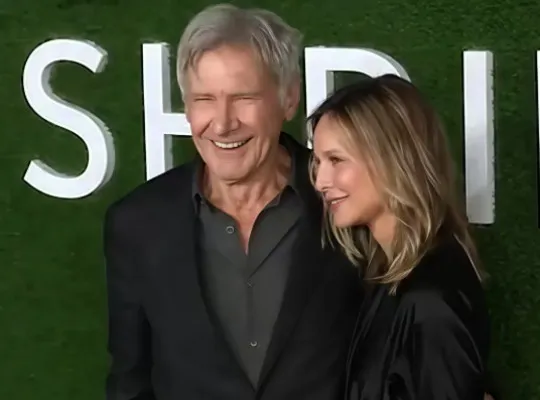 Harrison Ford, 83, Spotted Kissing on the Tarmac